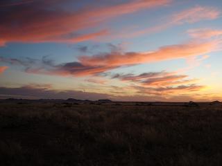 Zonsondergang half zeven