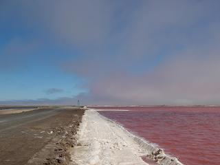 rood zoutmeer